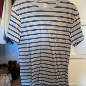 J. Crew men’s medium grey striped tee
